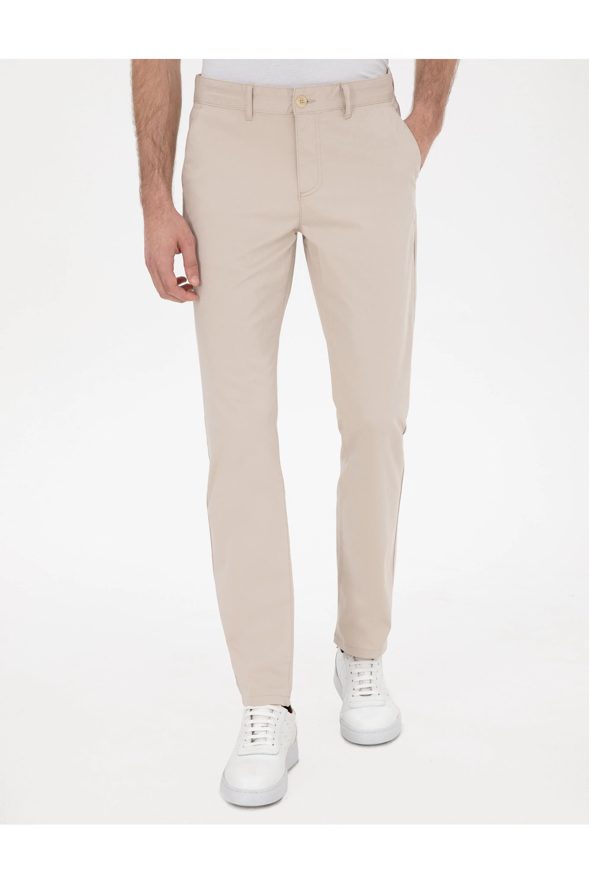 شلوار مردانه راسته فاق نرمال | پیر کاردین Pierre Cardin 2165321 - تصویر 4