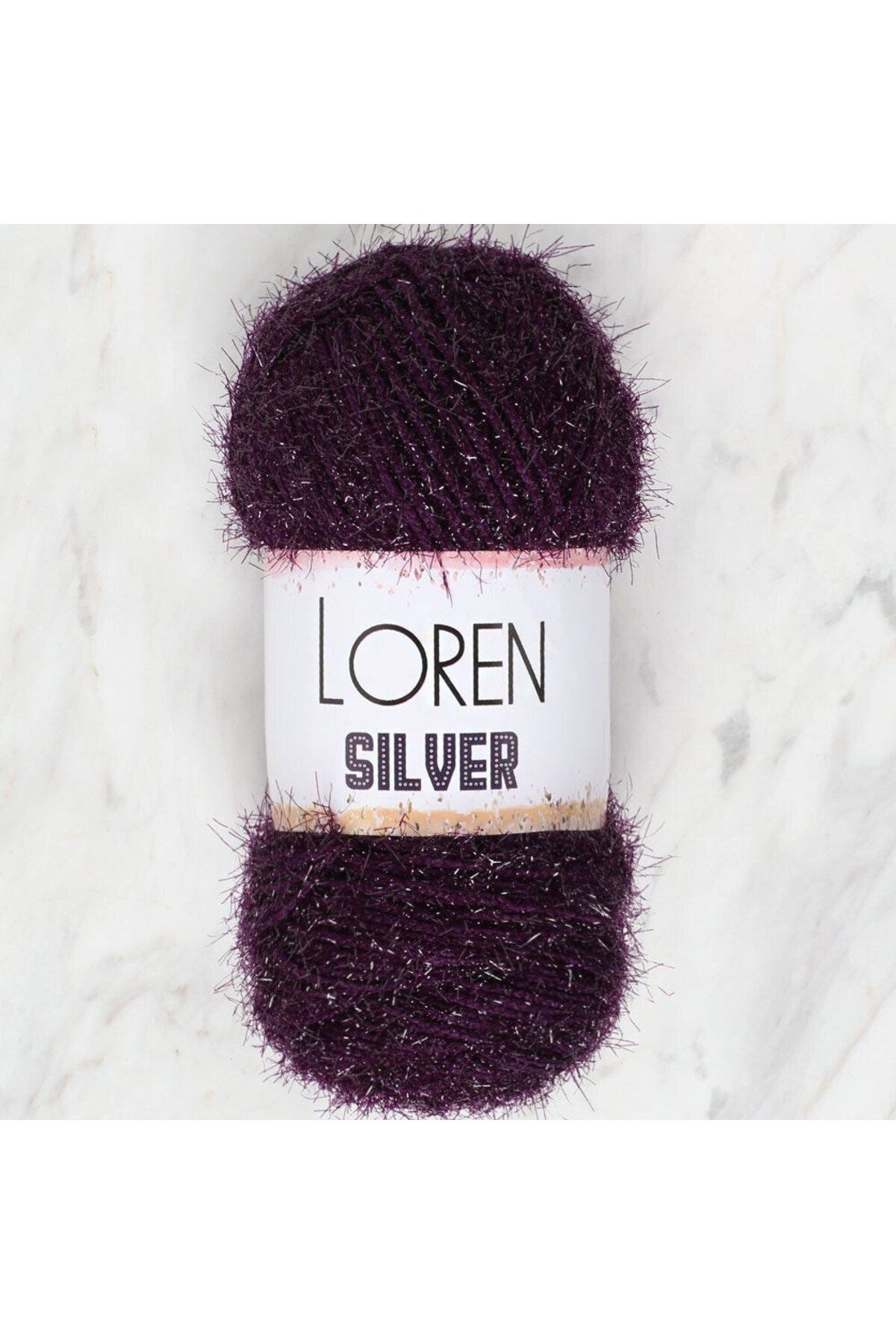 SİMYA TİCARET Ață De Tricotat Manual Loren Silver Vinete Violet - Rs0109 - 34082 Unisex - One Size