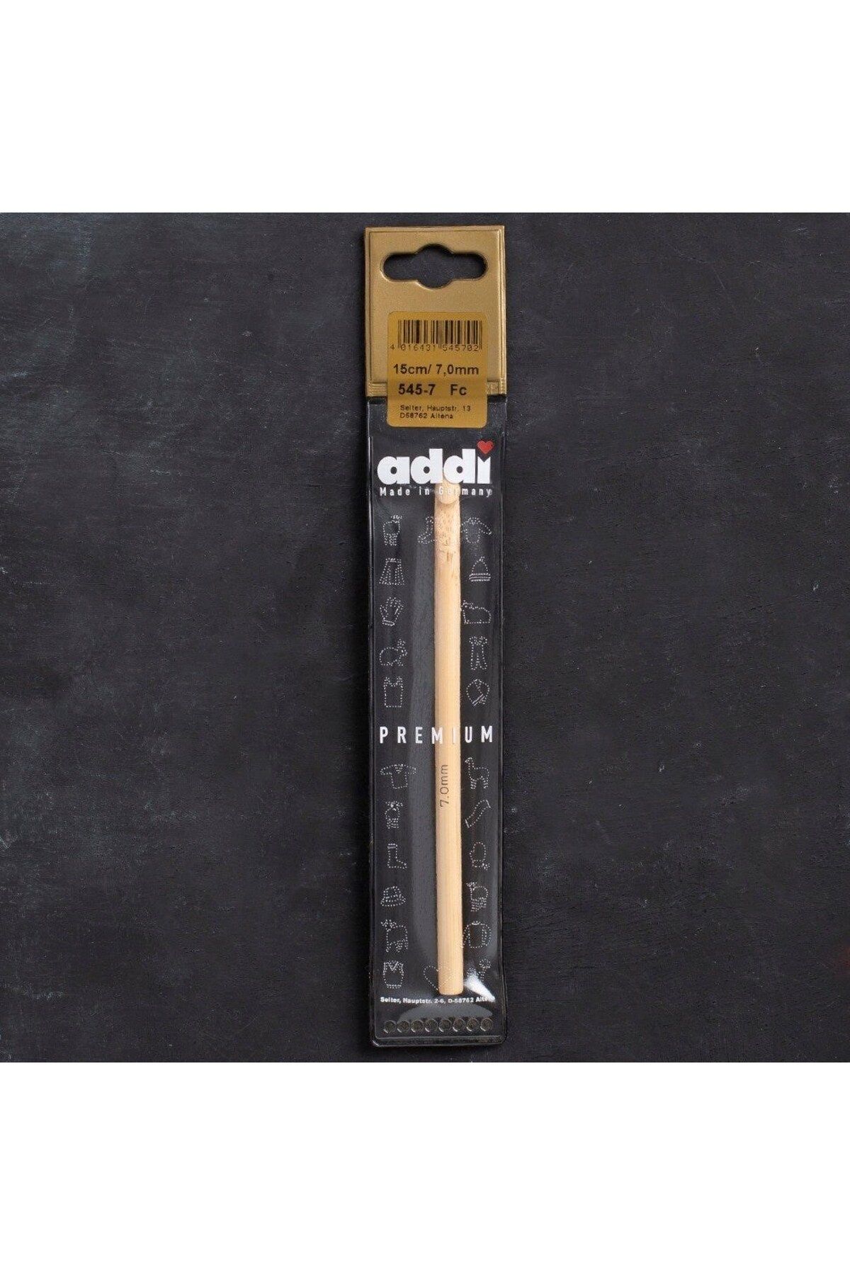Nurum E Tİcaret Addi Bambus 7mm 15cm Bambu Yün Tığ - 545-7