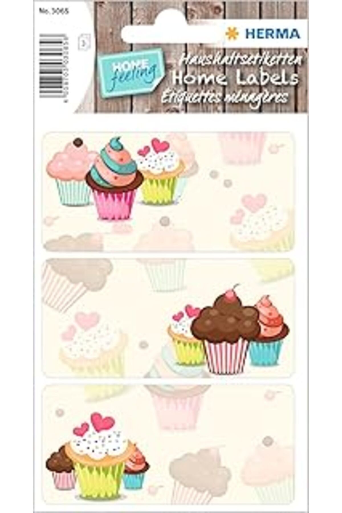 robotrend Herma Takı Etiketi Dekor Cupcakes