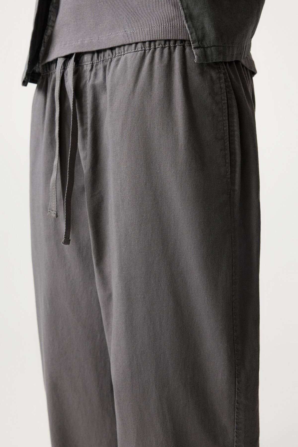 Pull & Bear-Linen blend joggers 5