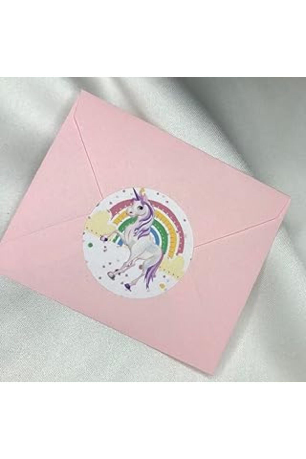 Mu Art Unicorn Sticker Gökkuşağı Rainbow Hero Kids Tek Boynuzlu At Çocuk Etiketi 4 Cm - 40 Adet (Unicorn)