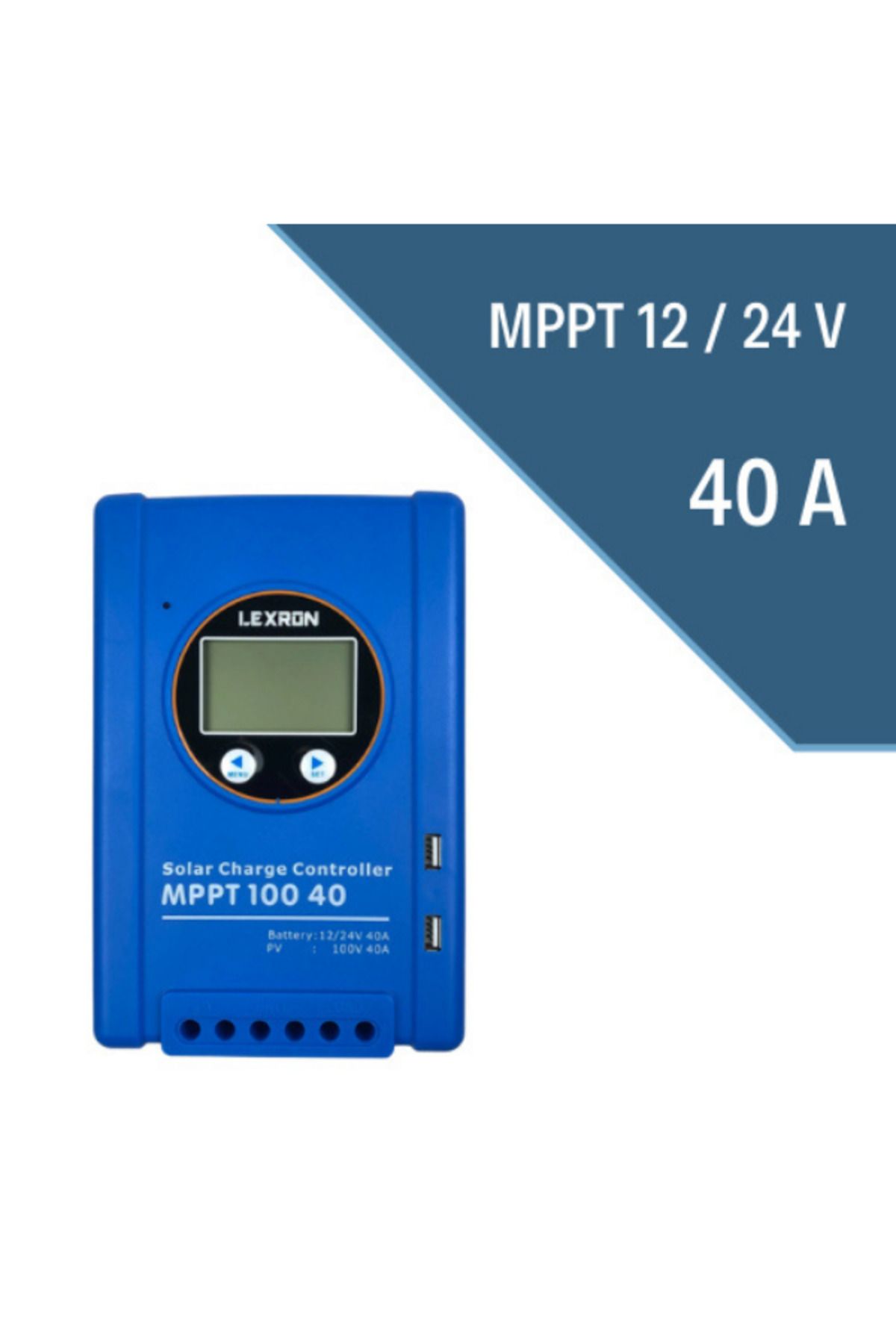 Lexron 40A MPPT ŞARJ KONTROL CİHAZI
