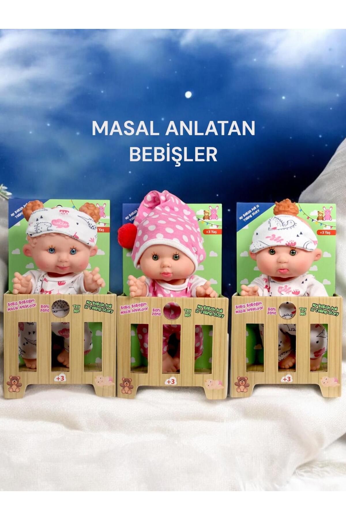 BYCEGU 61440 MASAL ANLATAN UYKU ARKADAŞİM OYUNCAK BEBİŞ ET BEBEK BİR ADETTİR