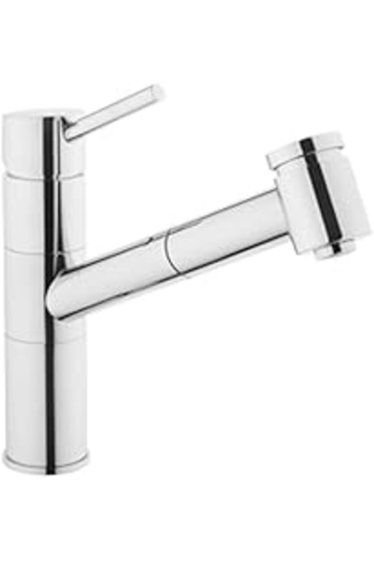 DENİZBİLİŞİM Harmony Xl A42147 Pull-Out Eviye Bataryası, 8 Litre/Dk Akış Hızı, Uzayabilen El Duşu, Krom
