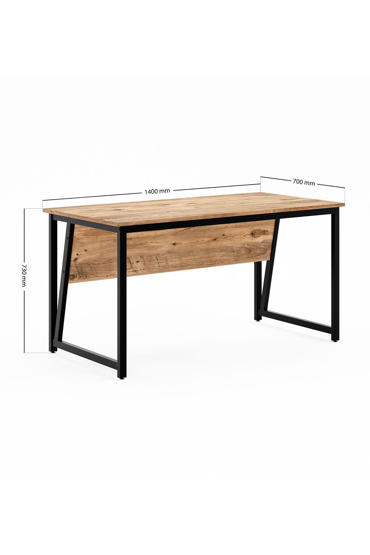 Ceramical-MS2 Computer Desk , Study Writing Table , Simple Style Desk For Home Office - 60x140 Cm - Pine 5