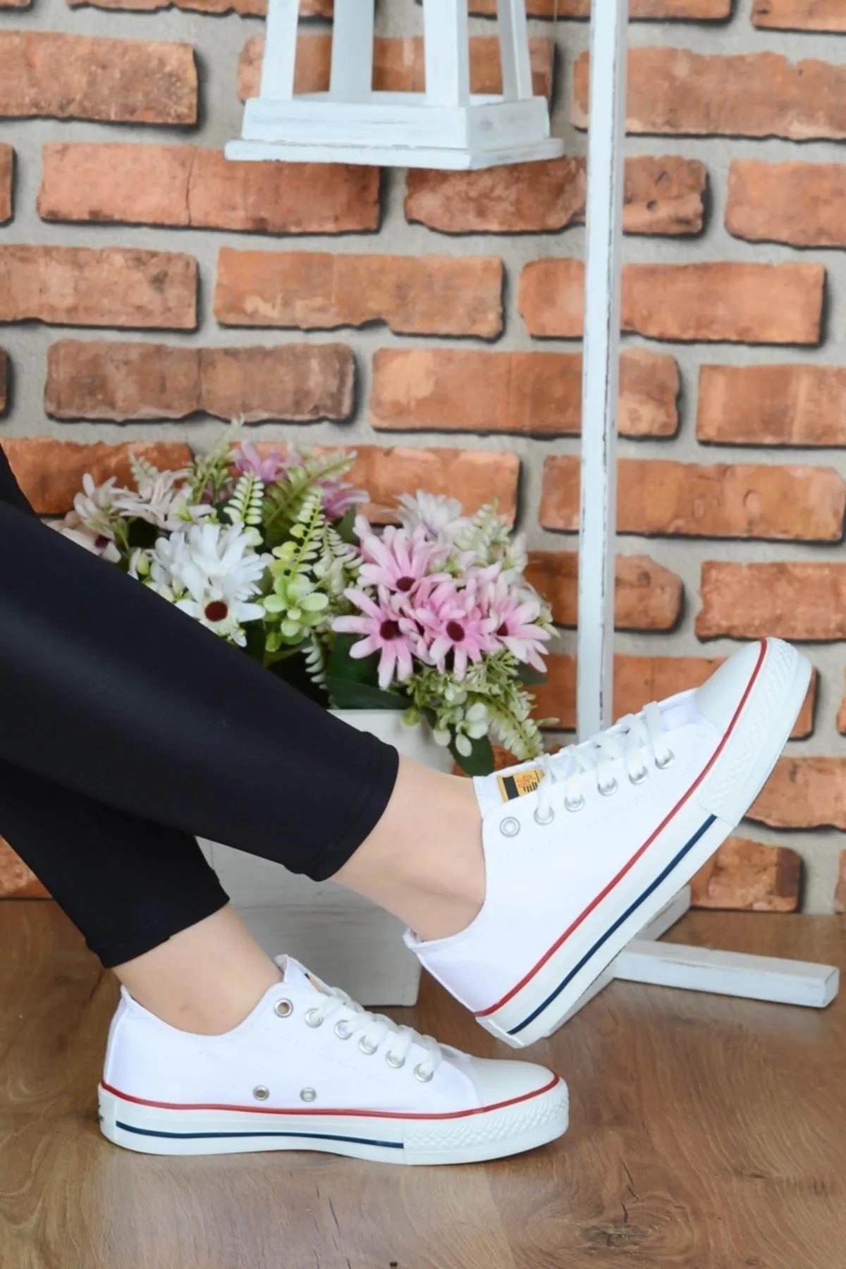 Mp 221-1842 Keten Kadın Canvas Spor Ayakkabı
