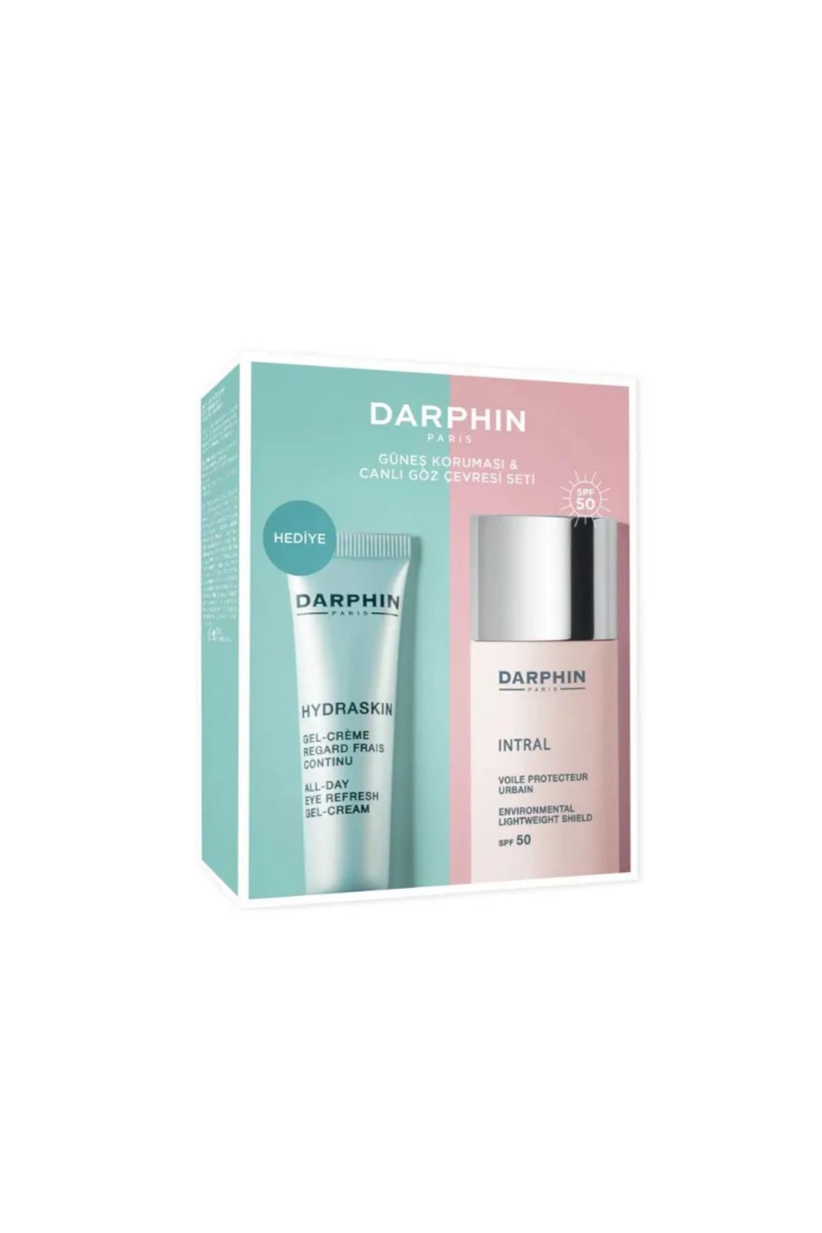 Darphin Intral Güneş Koruması 30 ml & Hydraskin Canlı Göz Çevresi Kremi 15 ml Avantajlı Set