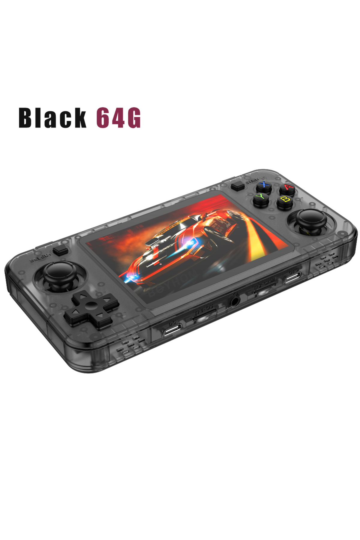 BOYHOM-R36H Black 64G BOYHOM New R36H Retro Handheld Console Open-Source Linux System Classic Game Consoles 1