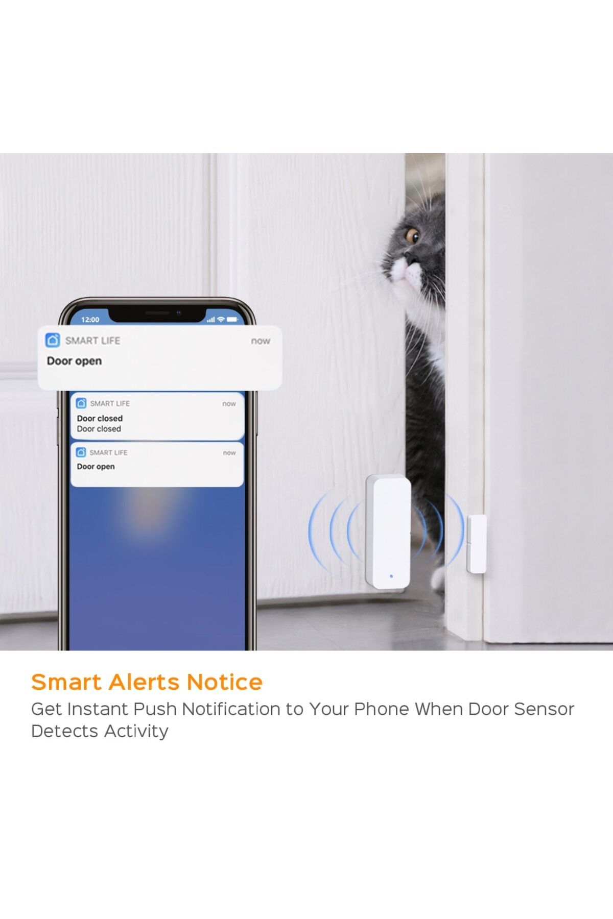 Choice-Onenuo Tuya Zigbee Door Sensor Smart Home Security Window Detector Automatic Sliding Door Magneti... 4