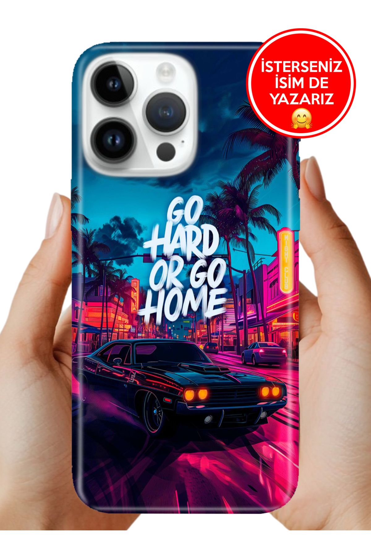 Cekuonline iPhone 15 Pro 6.1" Kılıf Go Hard