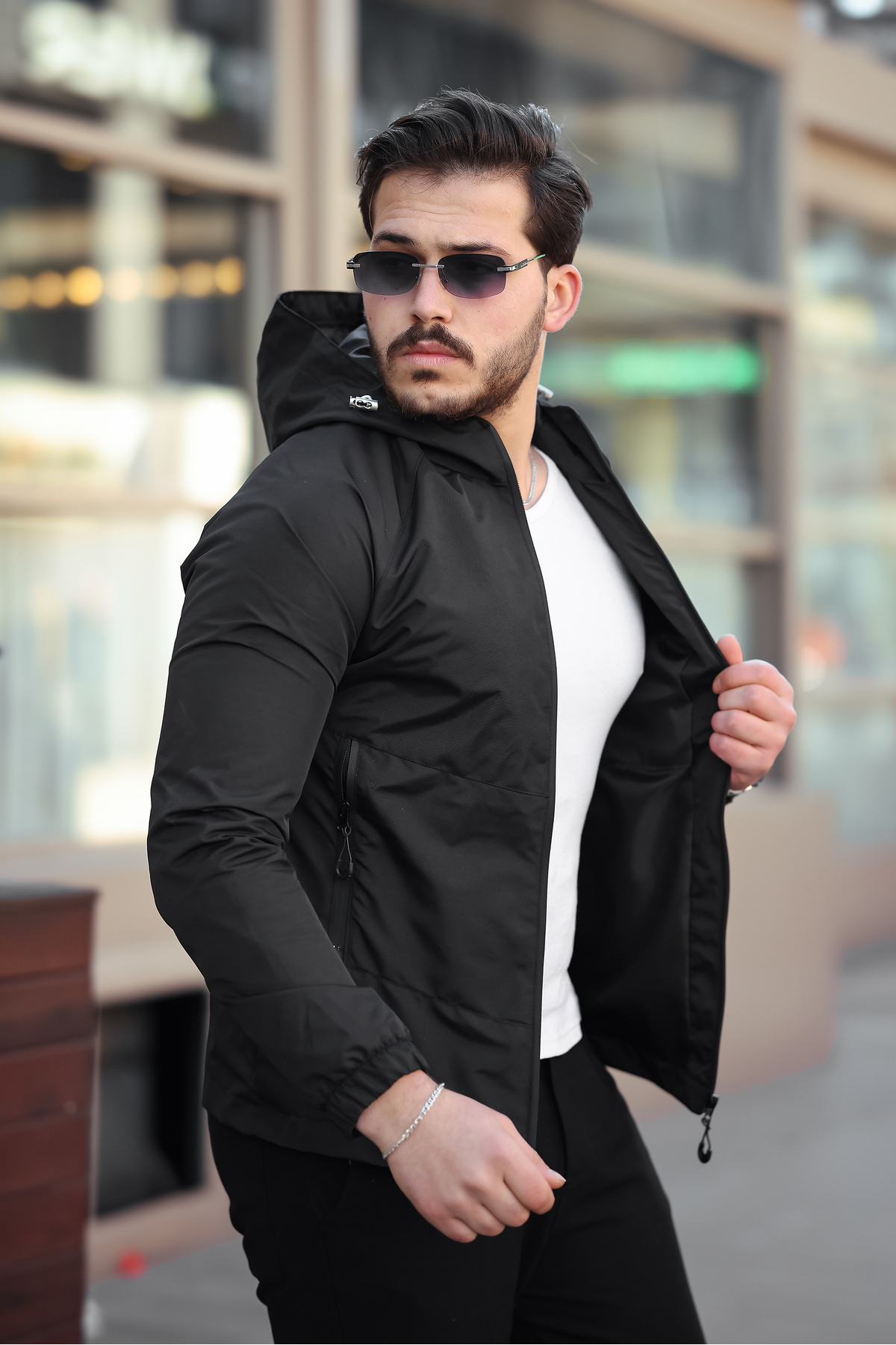 S&M CLOTHİNG  YENİ SEZON SU &RÜZGAR GEÇİRMEZ YAĞMURLUK MEVSİMLİK CEKET - Görsel 3