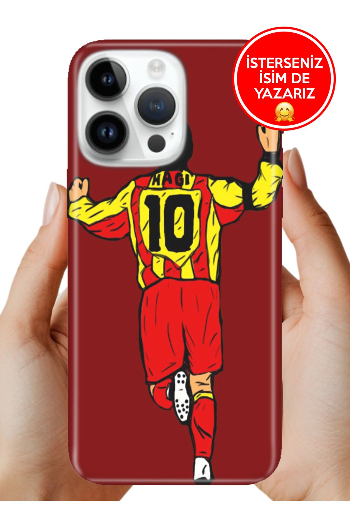 Cekuonline iPhone 16 Pro Max Kılıf Desenli Baskılı Kamera Korumalı Silikon Hagi