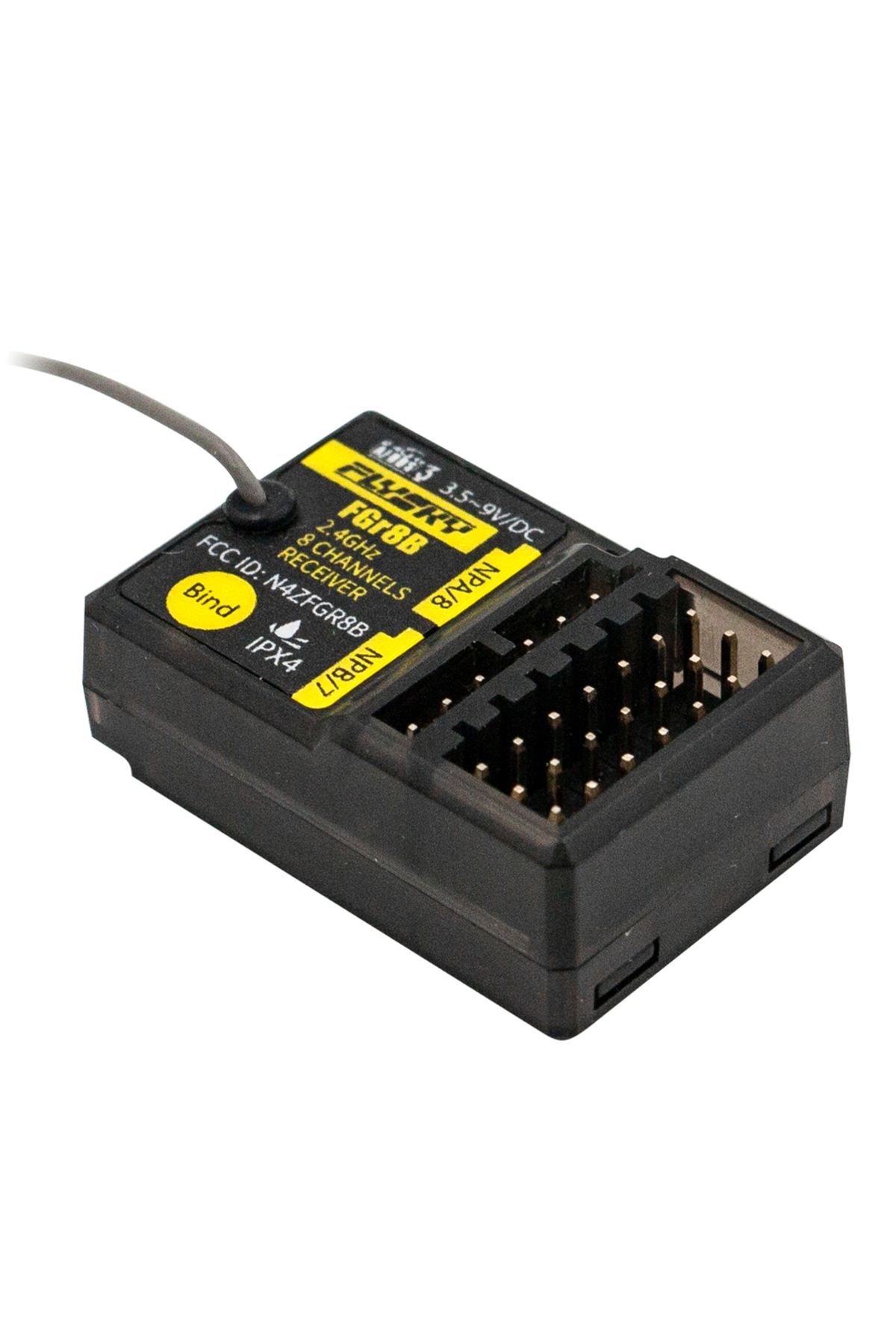 Choice-Fgr8b Flysky Fgr8b 2.4ghz 8ch Receiver Pwm/ Ppm/ I-bus Output For Afhds3 Transmitters Rf Modules Pl1 7