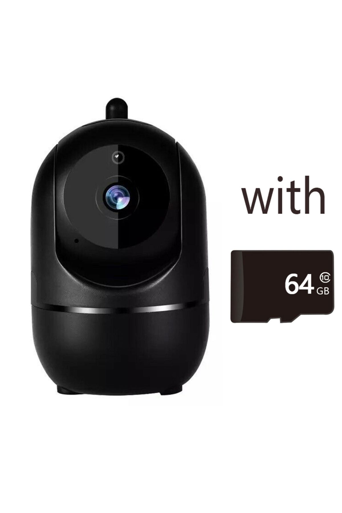 Clodrain-EU Plug black add 64G IP Camera YCC365 Plus Smart Home 1620P HD Security camera Auto Tracking Networ 1
