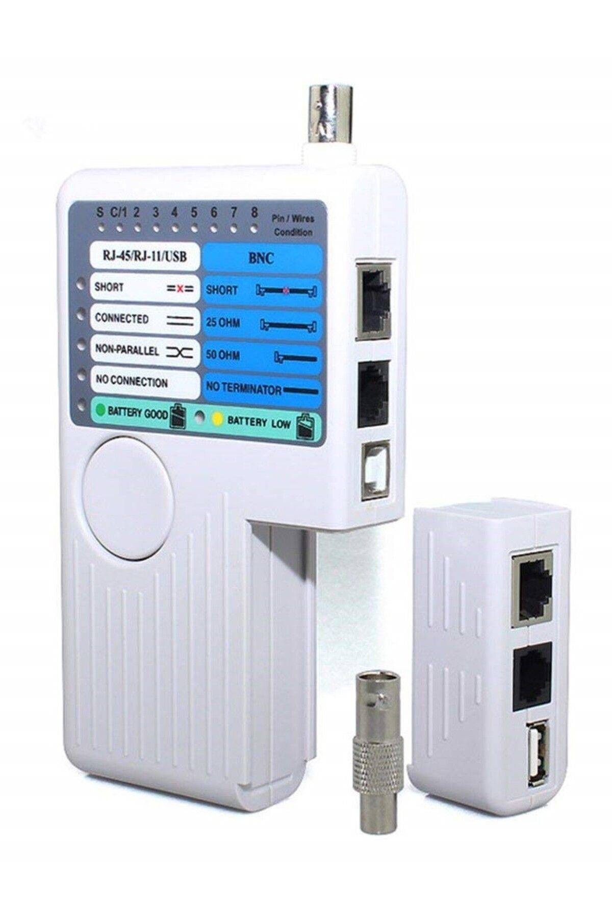 Ninth World-Professional Multi Function 4 In 1 Network Cable Tester Rj45/rj11/usb/bnc Lan Cable Cat5 Cat6 Wir... 7