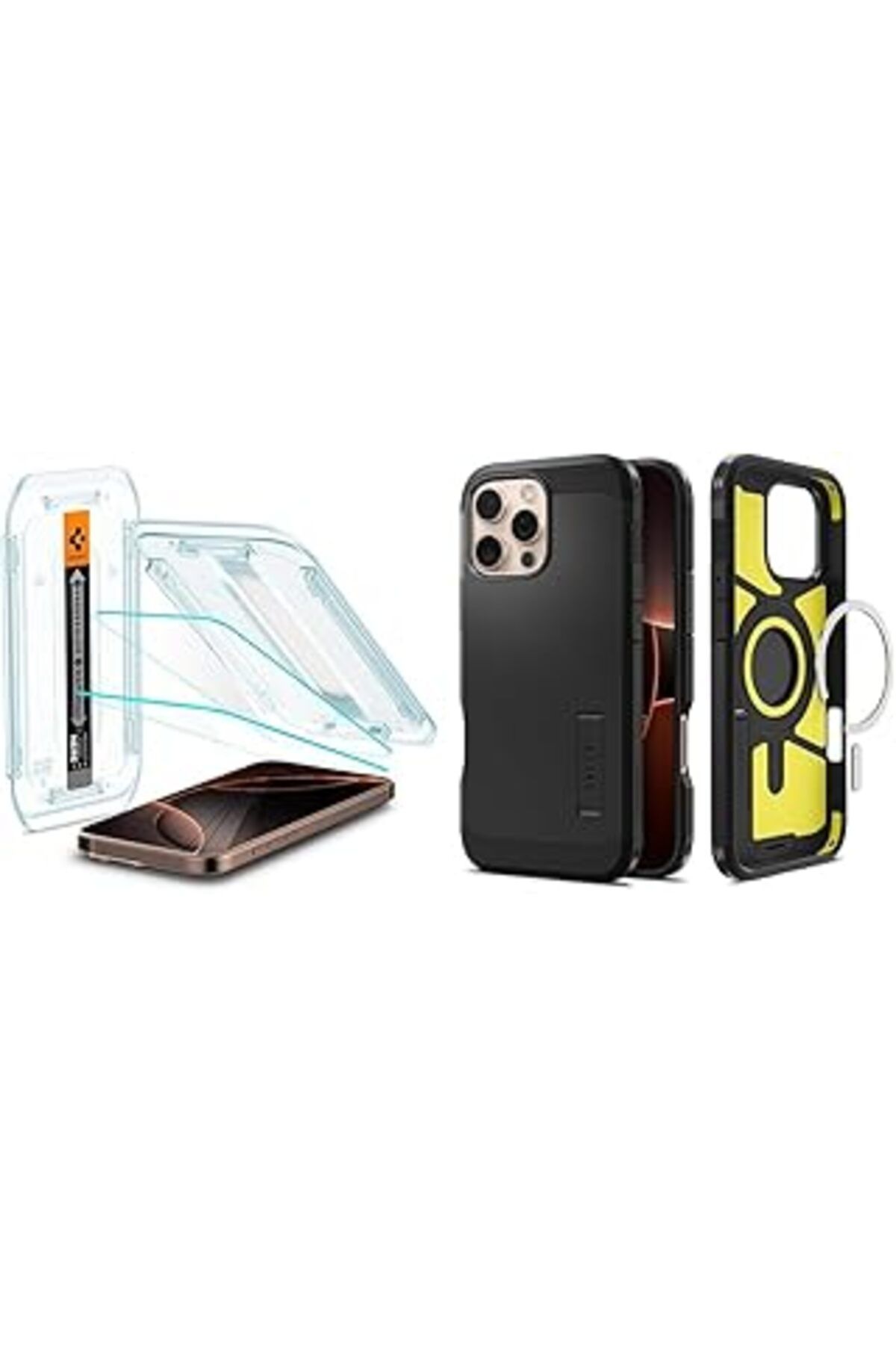Qedii Iphone 16 Pro Max Cam Ekran Koruyucu Kolay Kurulum Glas.Tr Ez Fit Slim Hd (2 Adet) - Agl07907 & Iph