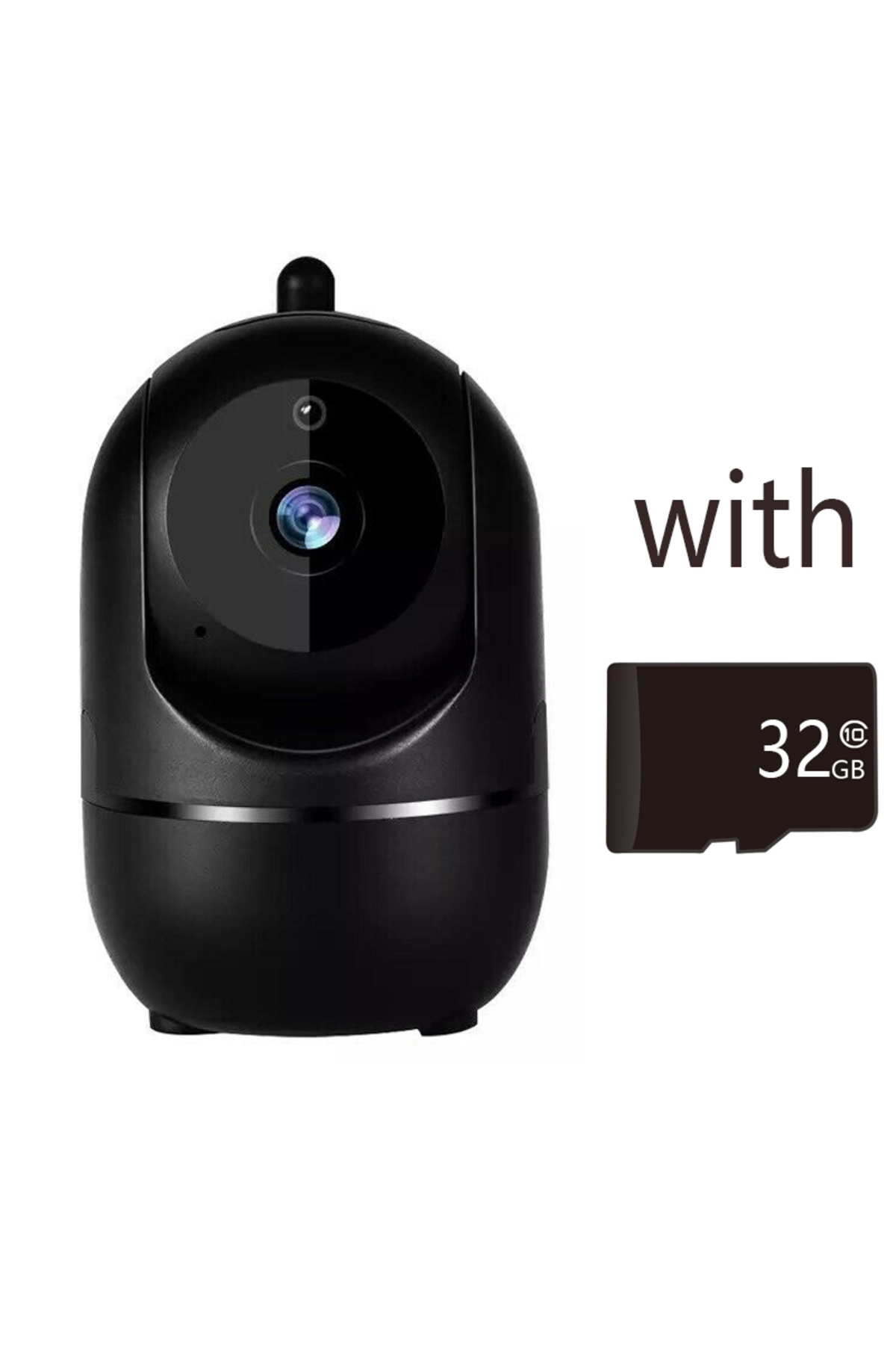 Clodrain-EU Plug black add 32G IP Camera YCC365 Plus Smart Home 1620P HD Security camera Auto Tracking Networ 1