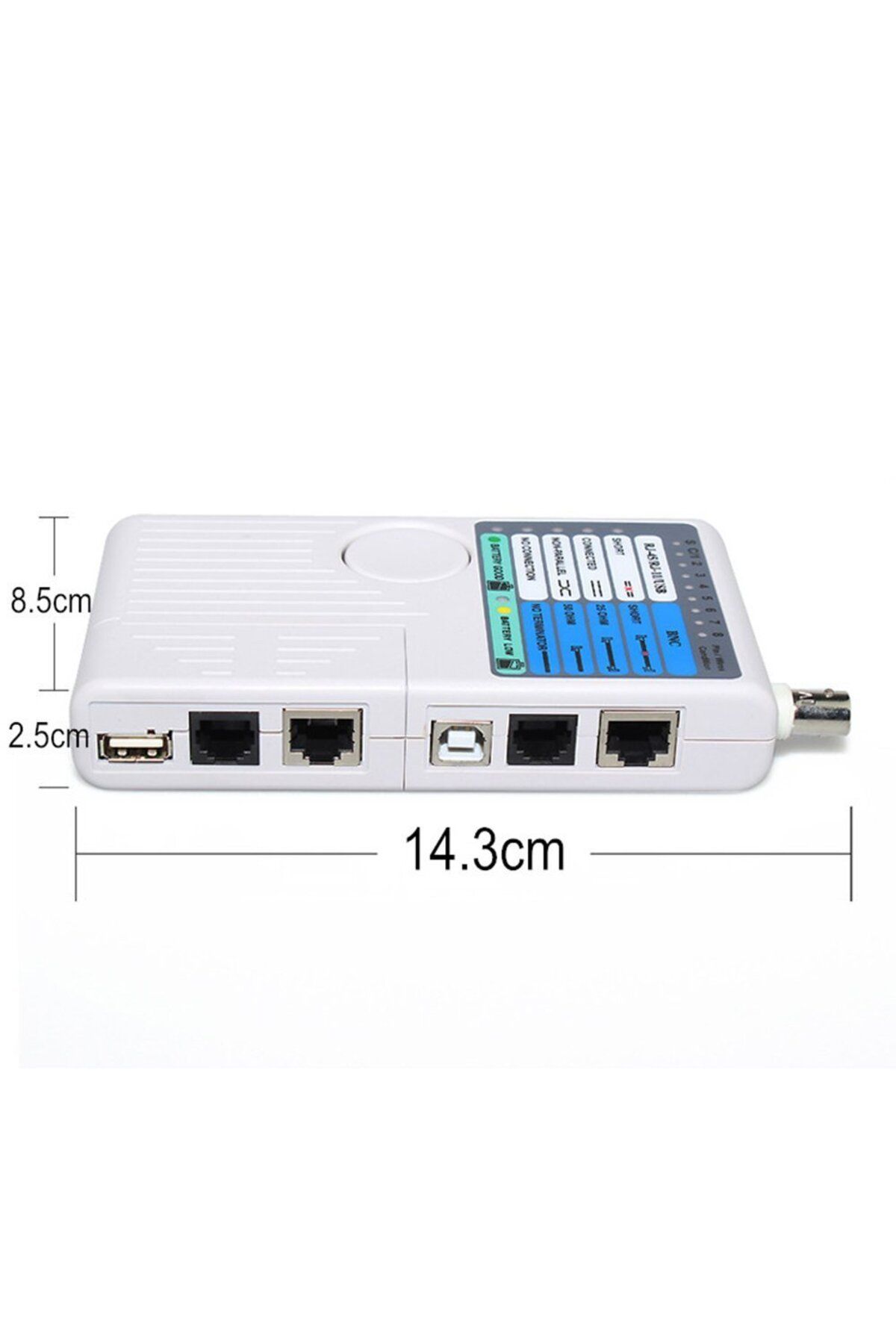 Ninth World-جهاز اختبار كابل الشبكة 4 في 1 متعدد الوظائف احترافي Rj45/rj11/usb/bnc كابل شبكة محلية Cat5 Cat6 سلكي... 2