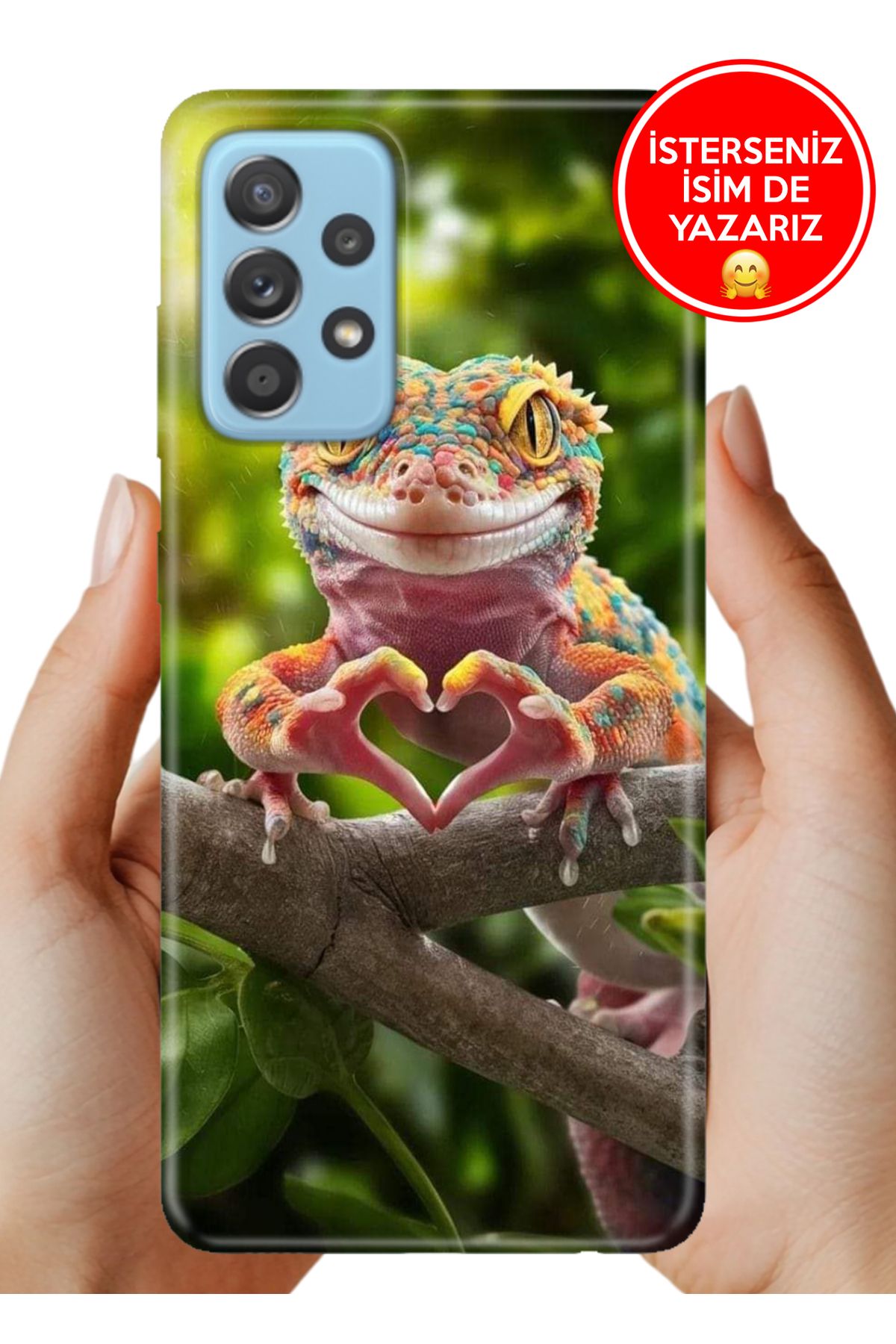 Cekuonline Samsung Galaxy A53 Kılıf Sm A53 0.35 mm Resimli Silikon İguana