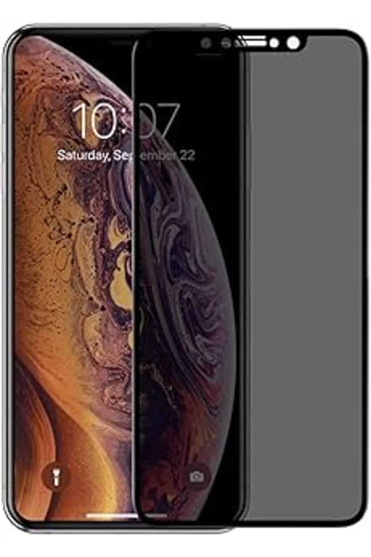 Hepta Collection Bause Iphone 11 Pro | Xs Uyumlu Mat Seramik Hayalet/Privacy Nano Ekran Koruyucu Kırılmaz Cam (Iphon