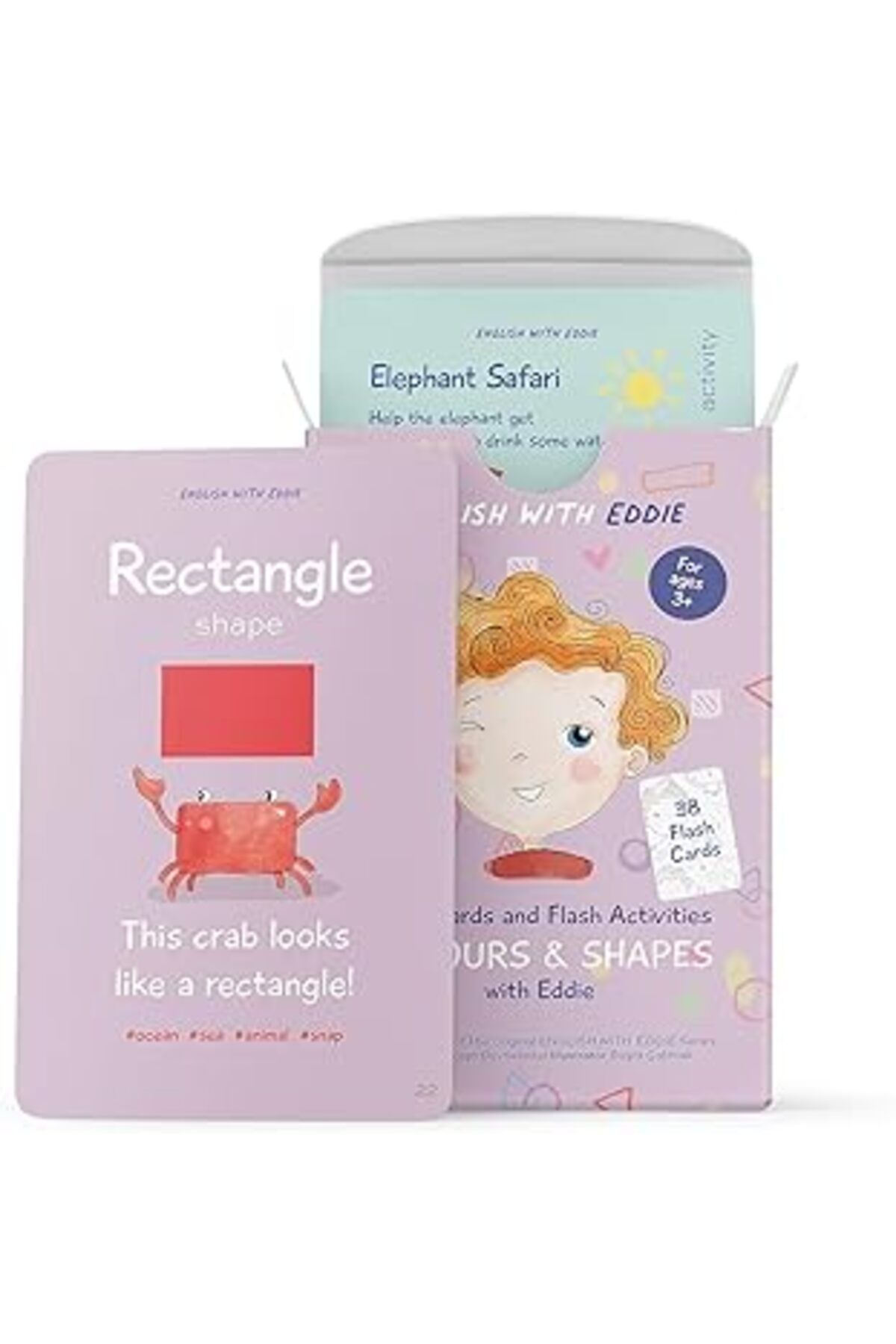 Pazarcan Flash Cards And Flash Activities Colours & Shapes With Eddie 57393326