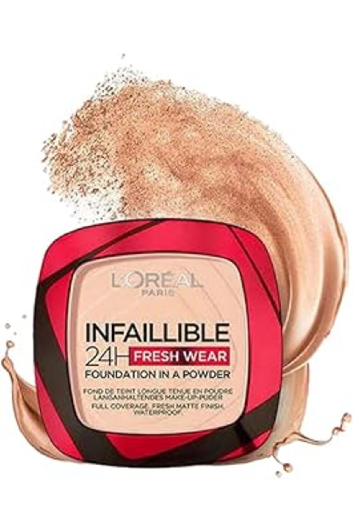 Mu Art Ahşap L’Oréal Paris Infaillible 24H Fresh Wear Pudra Fondöten 180 Rose Sand