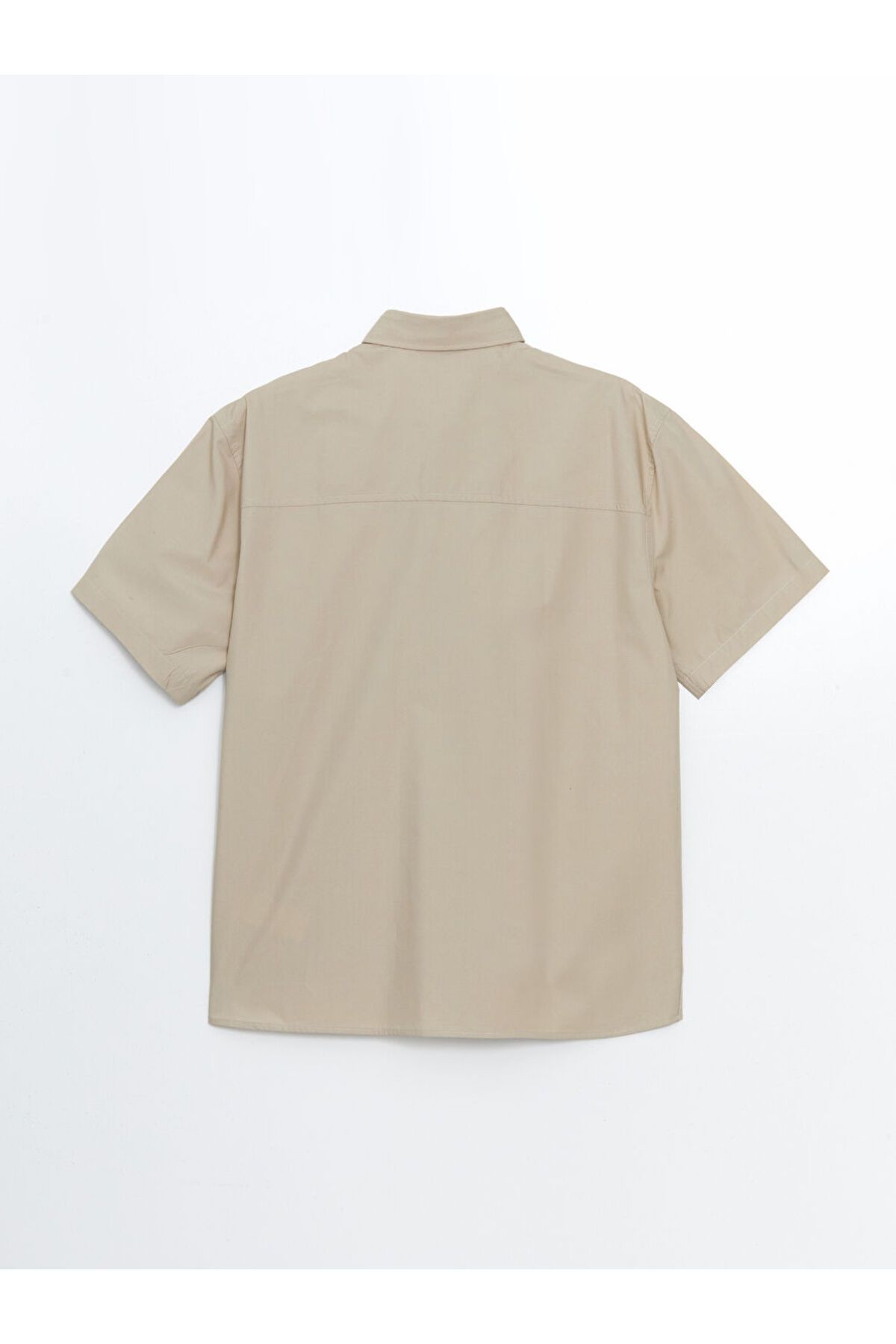 LC Waikiki-LCW ECO Regular Fit Kurzarm-Herrenhemd aus Popeline 6