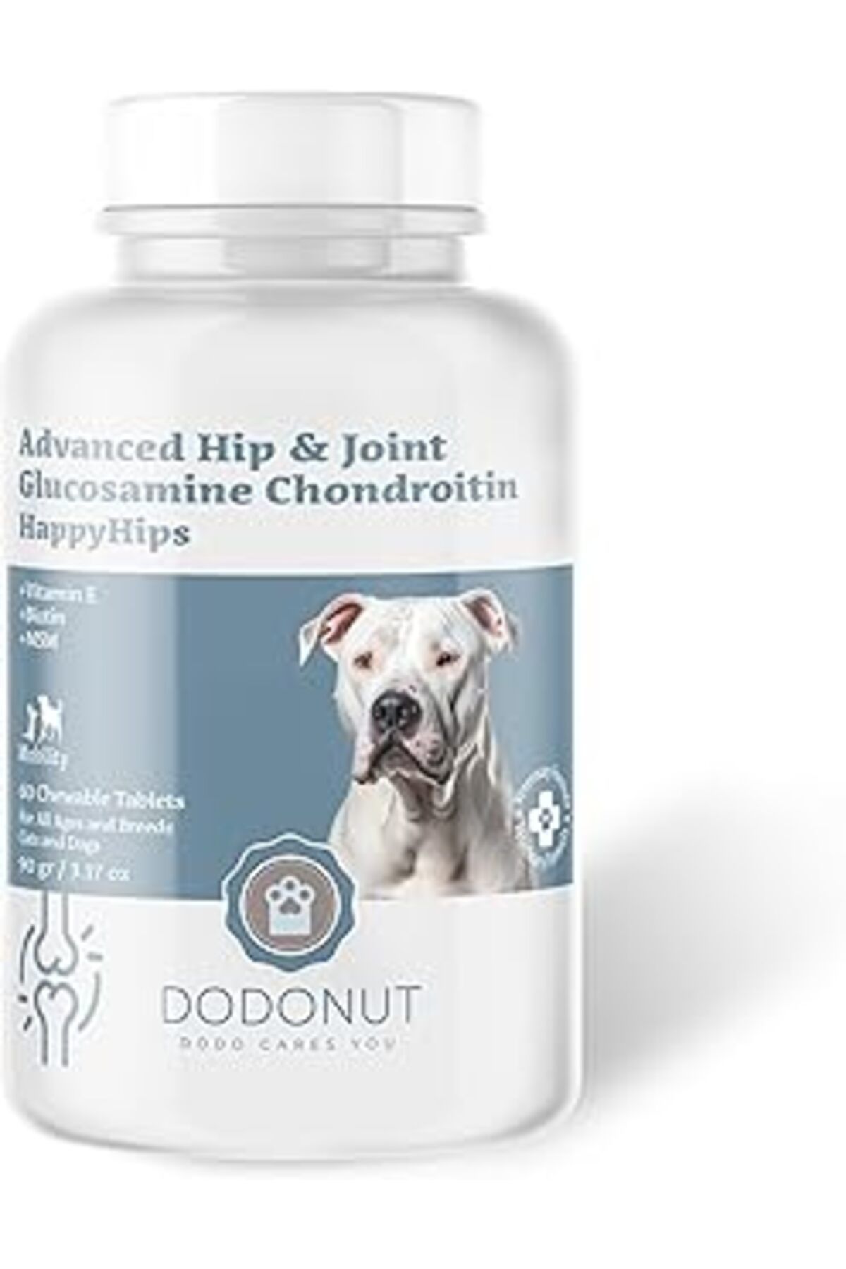 Mu Art Dodonut Happyhips Ve Köpek Eklem&Kas Sağlığı Besin Takviyesi, 60 Tablet
