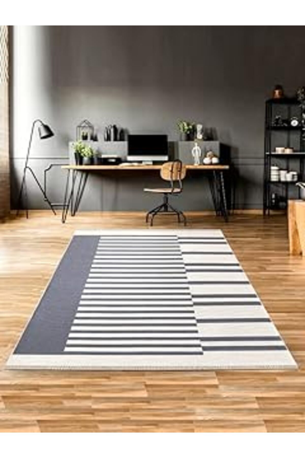 robotrend Mec Home Çift Taraflı Makinada Yıkanabilir Modern Desenli Dokuma Kilim Karessa 3 (80X120)
