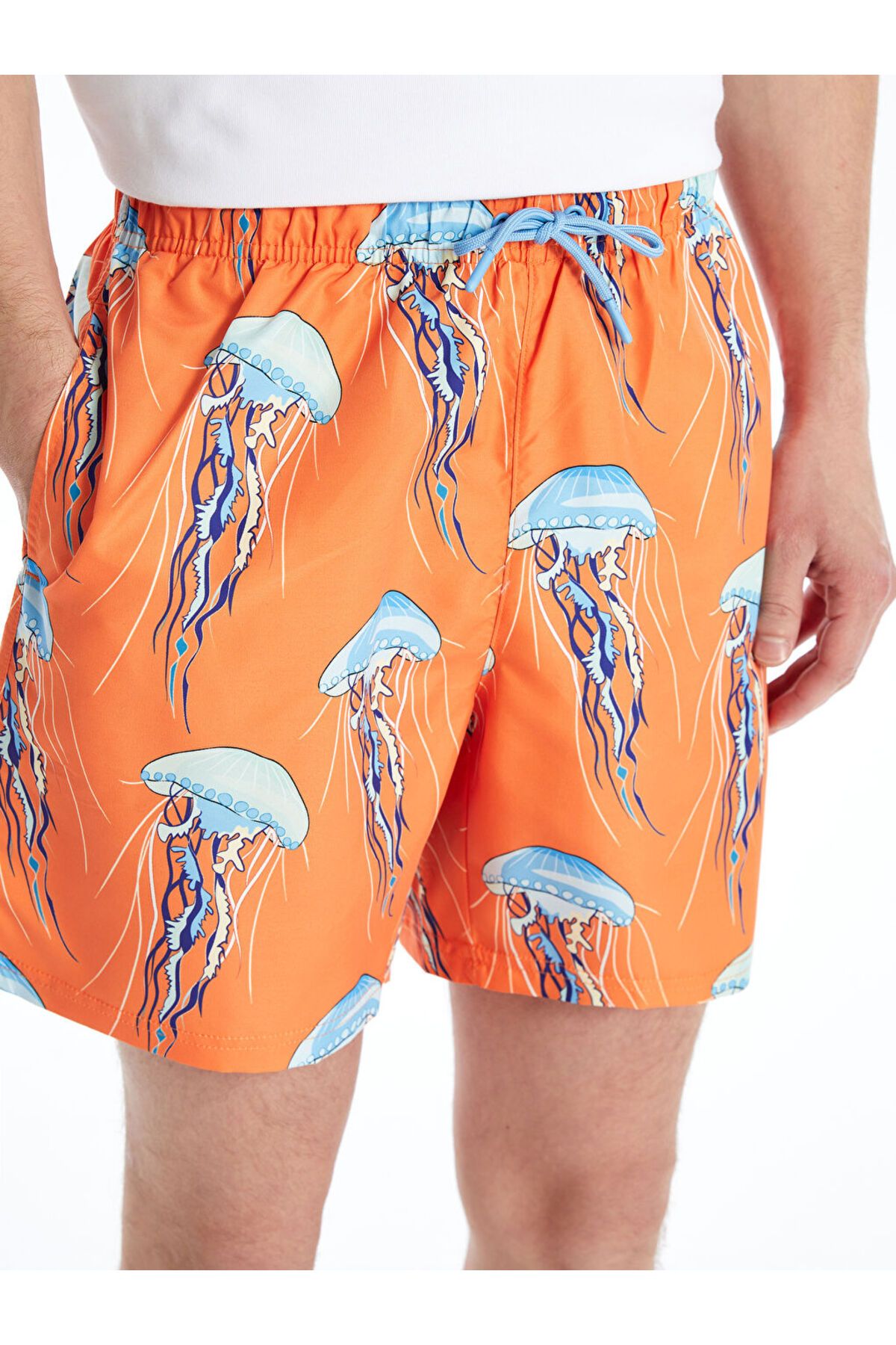 LC Waikiki-LCW Short Length Patterned Men's Swim Shorts 3