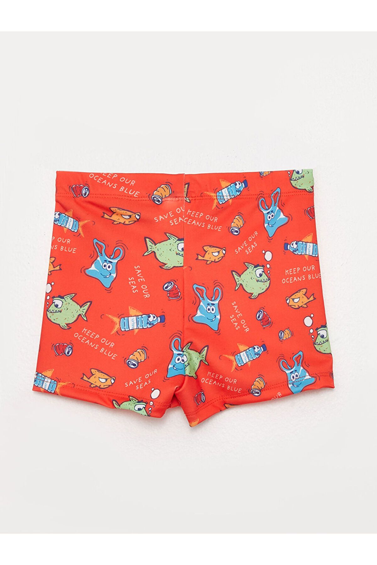 LC Waikiki-Printed Boys' Boxer Swimsuit with Elastic Waistband 2