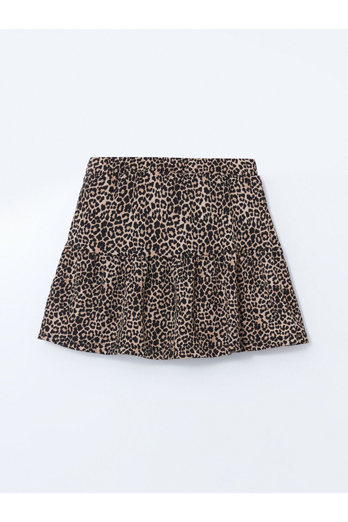 LC Waikiki-Leopard Patterned Girl's Skirt with Elastic Waist 3