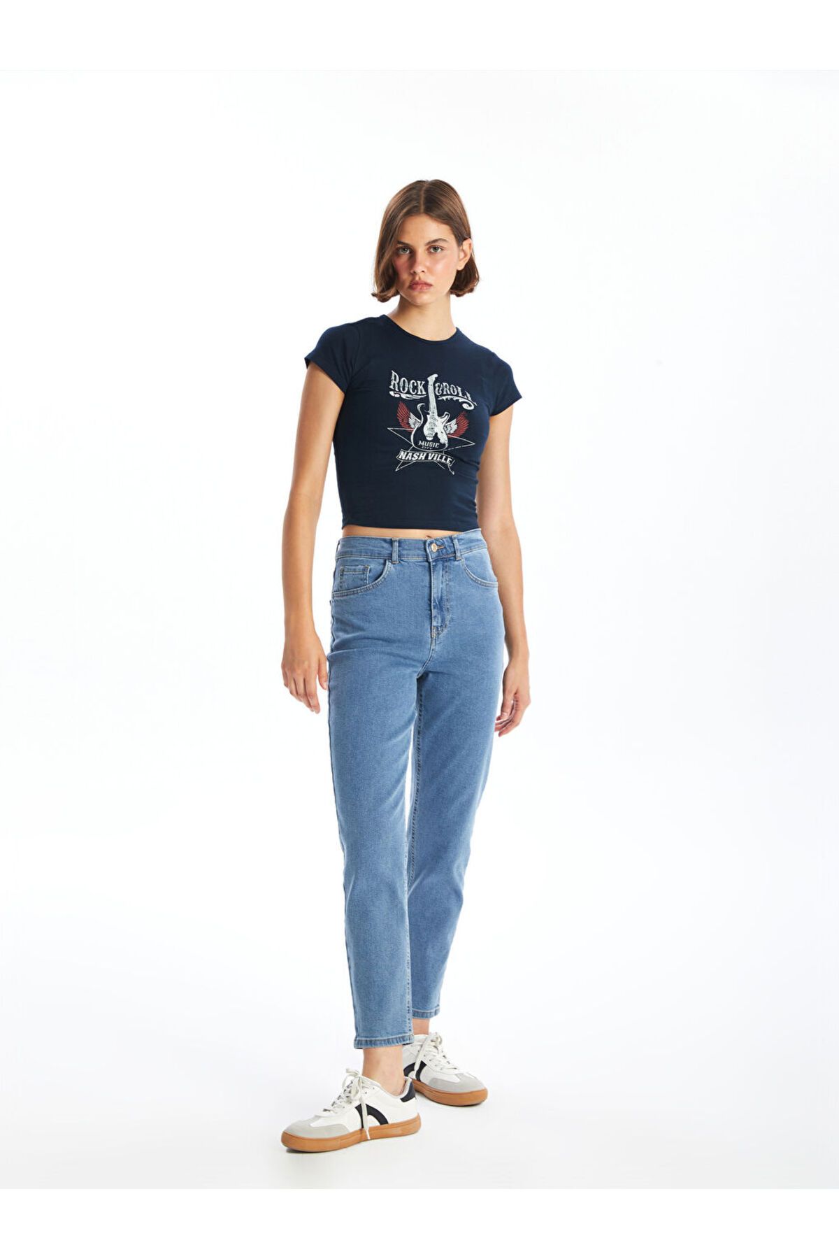 LC Waikiki Mom Fit Kadın Jean Pantolon