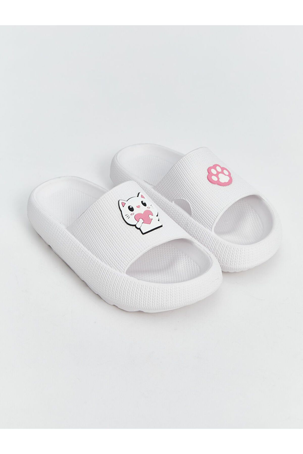 LC Waikiki-Cat Printed Girl's Slippers 1