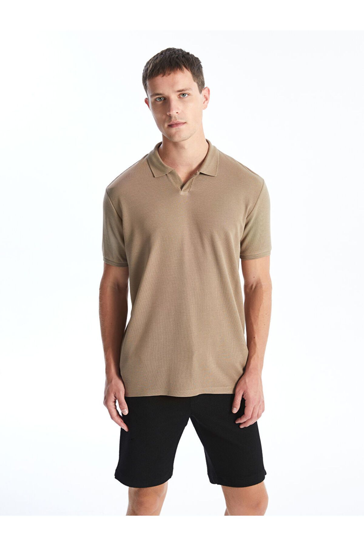 LC Waikiki Yeni Sezon Polo Yaka Kisa Kollu Erkek Tisort - S4DG37Z8