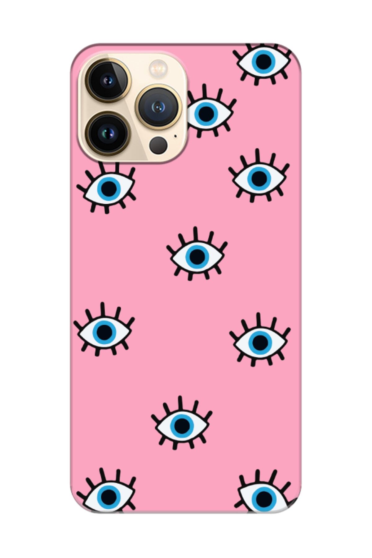 iPhone 13 Pro Max Evil Eye Pink Phone Case