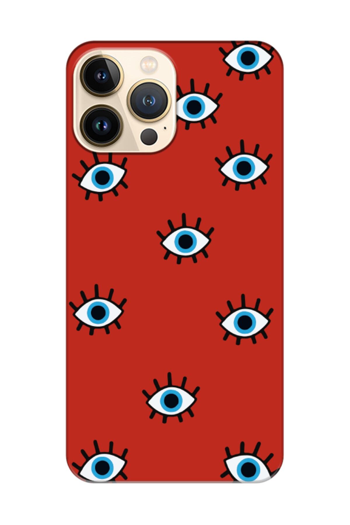 iPhone 13 Pro Max Evil Eye Red Phone Case