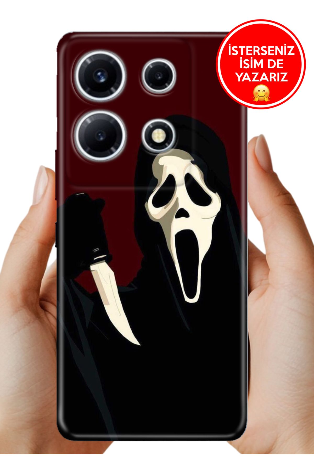 Cekuonline İnfinix Note 30 X6833B Kılıf Note 30 Tam Rubber Esnek Silikon Full Koruma ScreamFilm