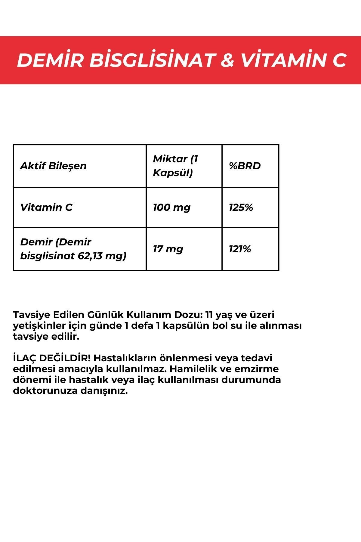 Welive-Vitamin C Bisglicinate Iron Capsule 2