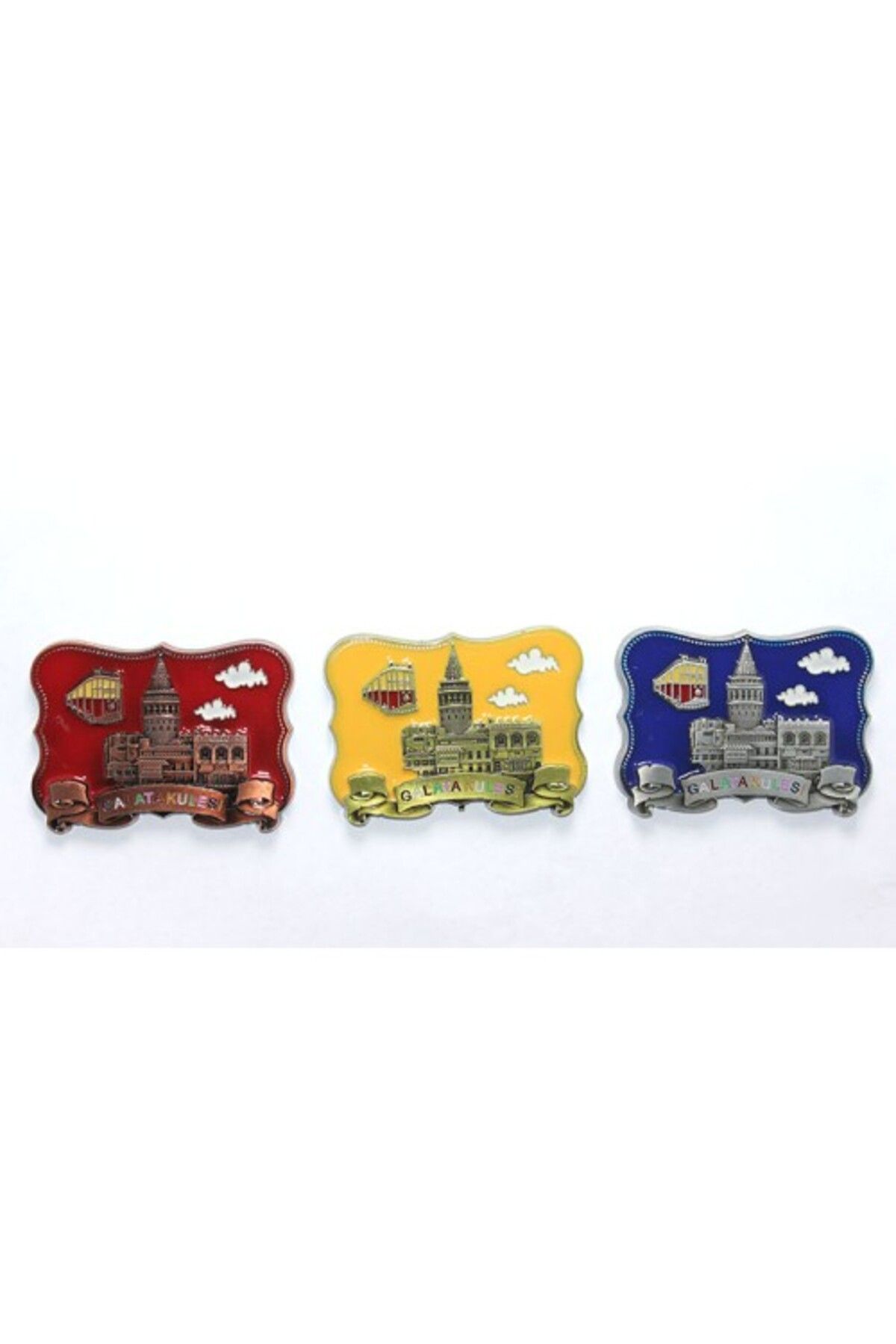 Mu Art Ahşap Yöresel Galata Kulesi Magnet Model 2