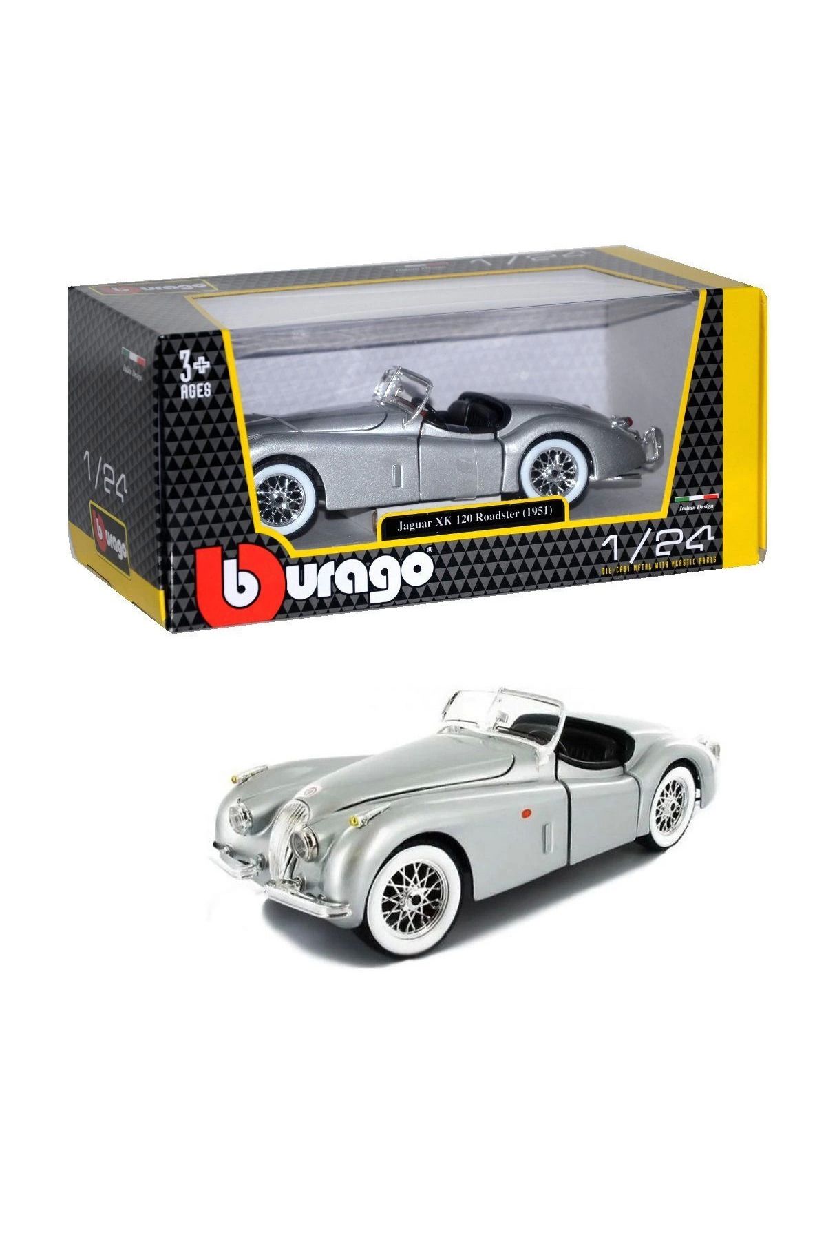 Esrion 22018 1:24 Burago Jaguar Xk 120 Roadster