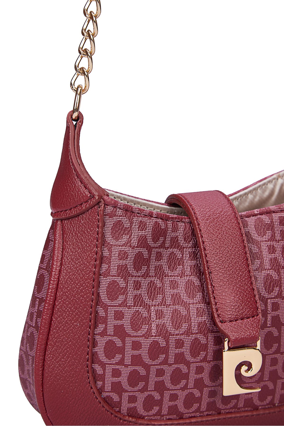 Pierre Cardin-Γυναικεία τσάντα ώμου Cherry 05PO25Y2010 5