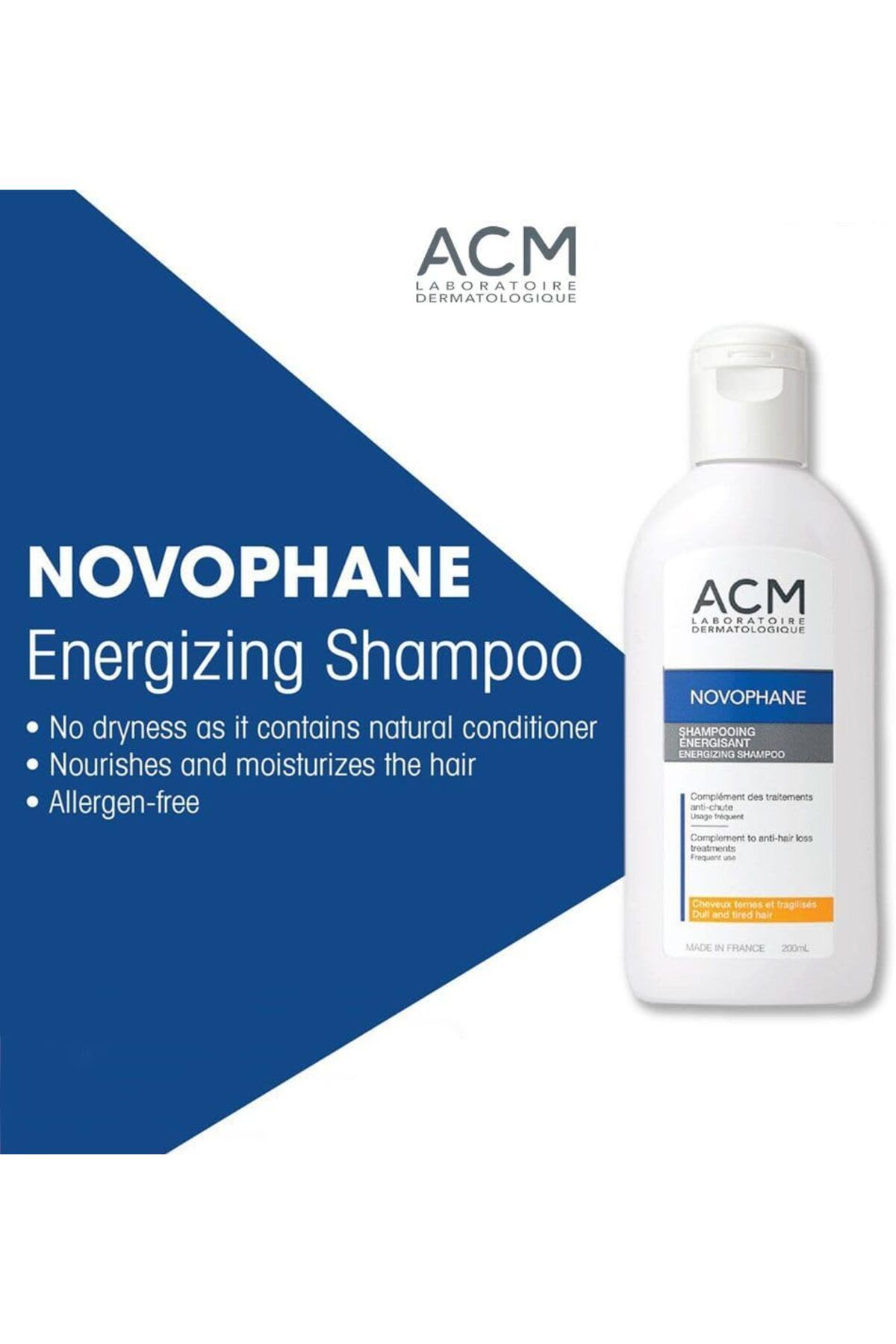 ACM-Novophane Energizing Shampoo 200 ml 3