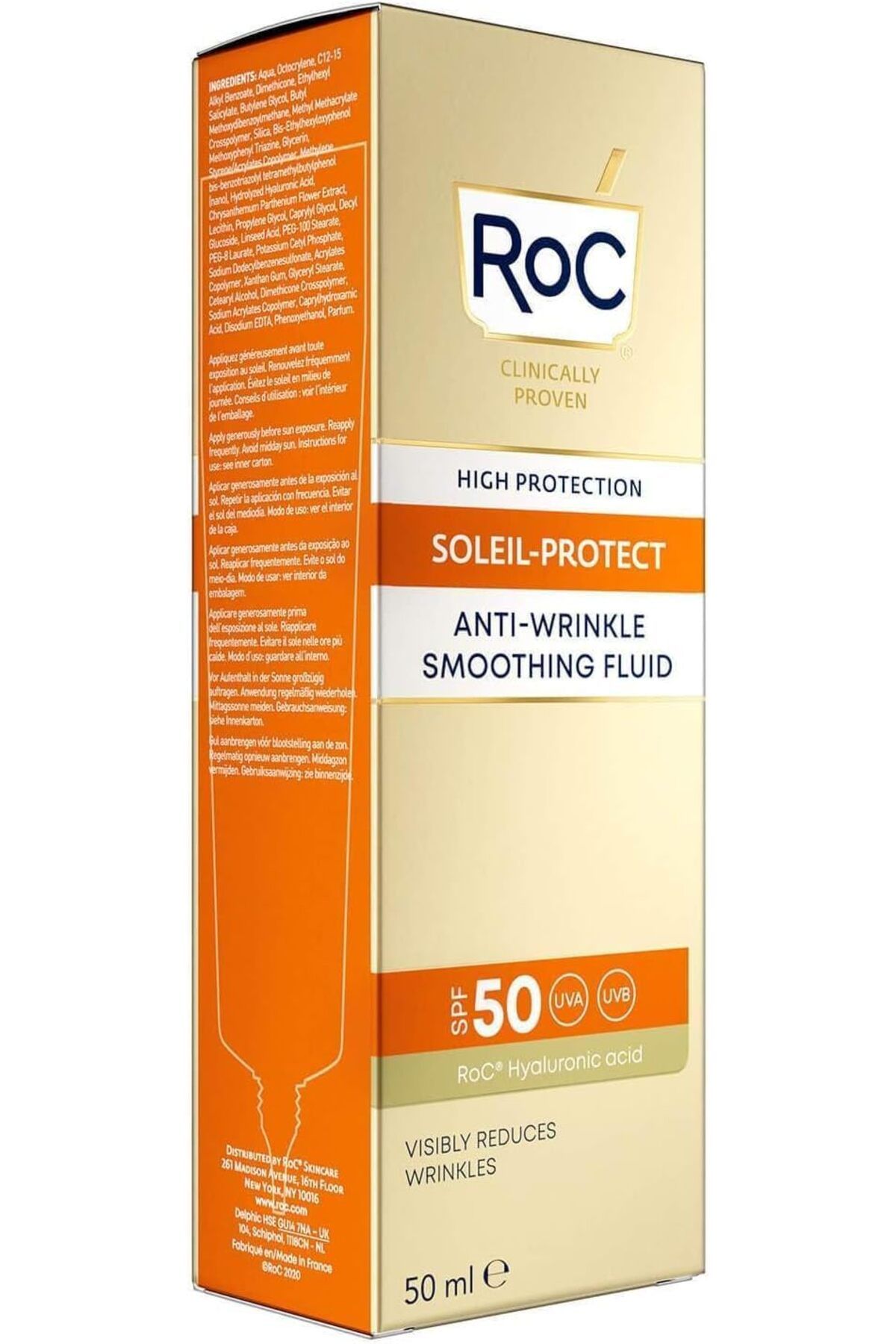 Roc-RoC Soleil-Protect Anti-Wrinkle Smoothing Fluid SPF 50 50ml 4
