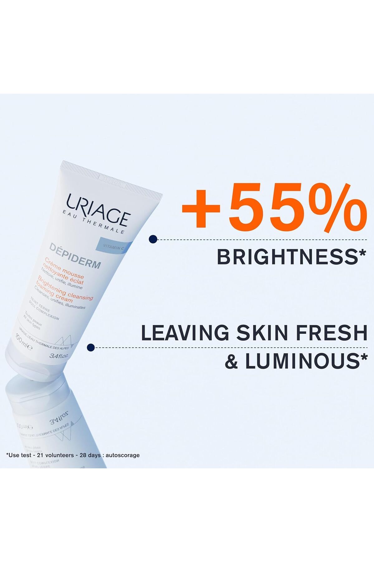 Uriage-Depiderm Brightening Cleansing Foaming Foaming Cleanser 100 ml 5