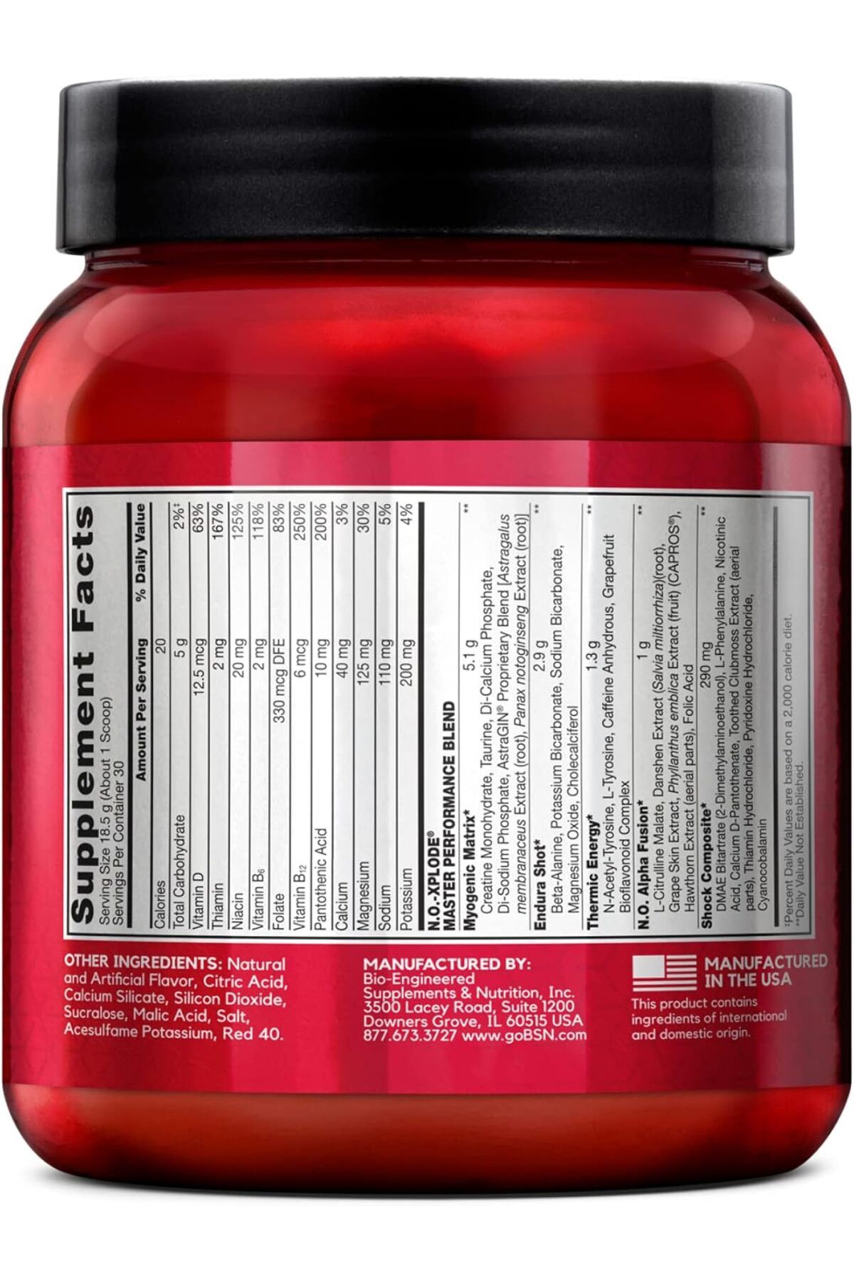 BSN-NO-Xplode, Fruit Punch, 30, Supports Explosive Energy, Enhanced Endurance 13