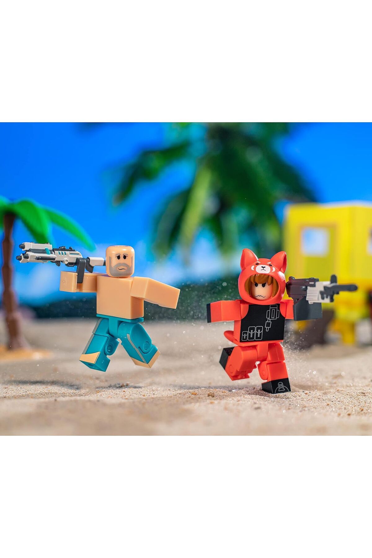 Roblox-ROB0599 Action Collection-Arsenal: Operation Beach Day Deluxe Playset [Includes Exclusive Vir 12