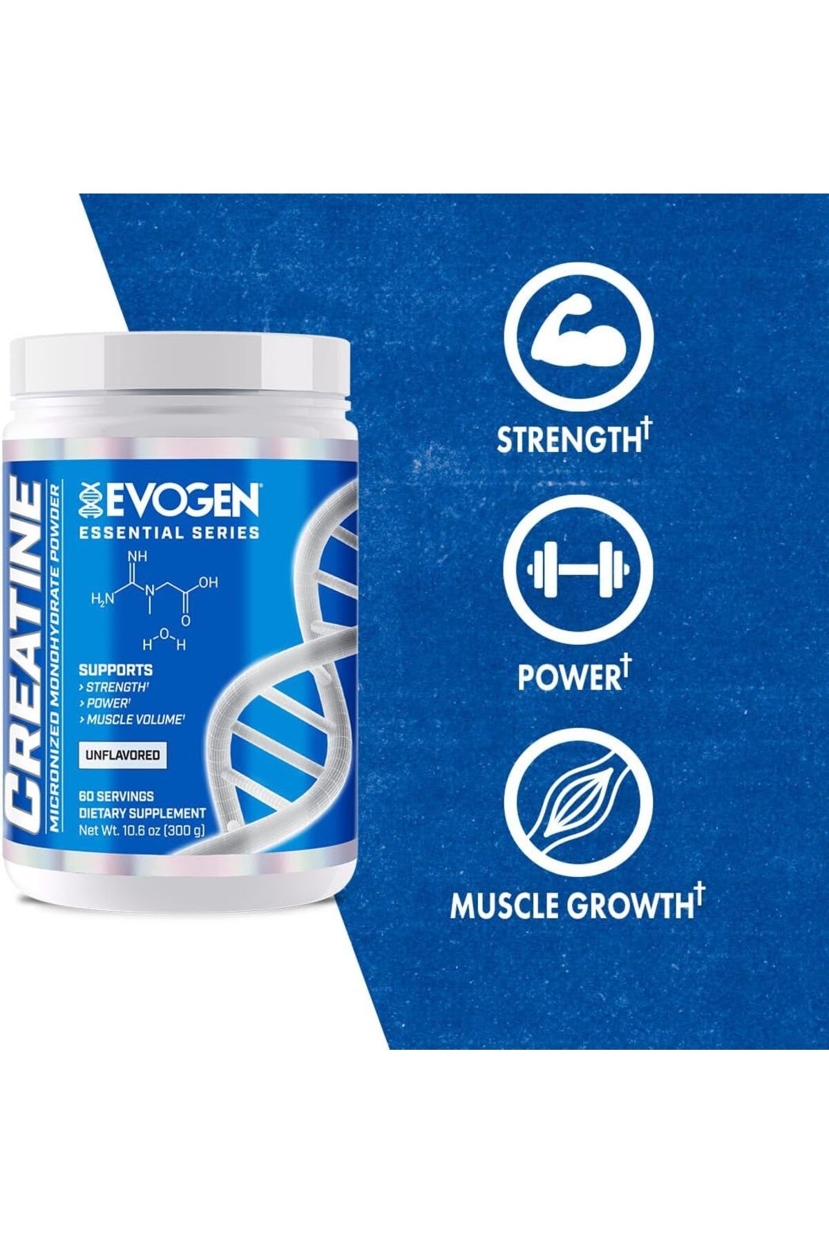 EVOGEN-Evogen Creatine Monohydrate Mico 5.G Unflavored 60 Srv 7