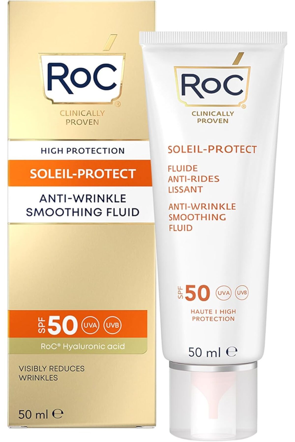 Roc-RoC Soleil-Protect Anti-Wrinkle Smoothing Fluid SPF 50 50ml 8
